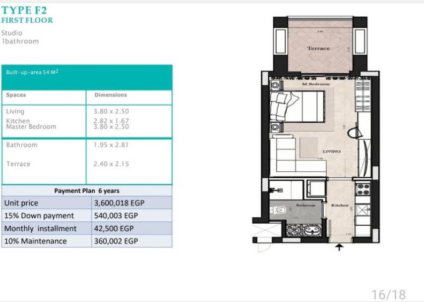 Studios und Apartments in der luxuriösen Residenz Veranda in Sahl Hasheesh. Zahlungsplan von bis zu 6 Jahren verfügbar.-4