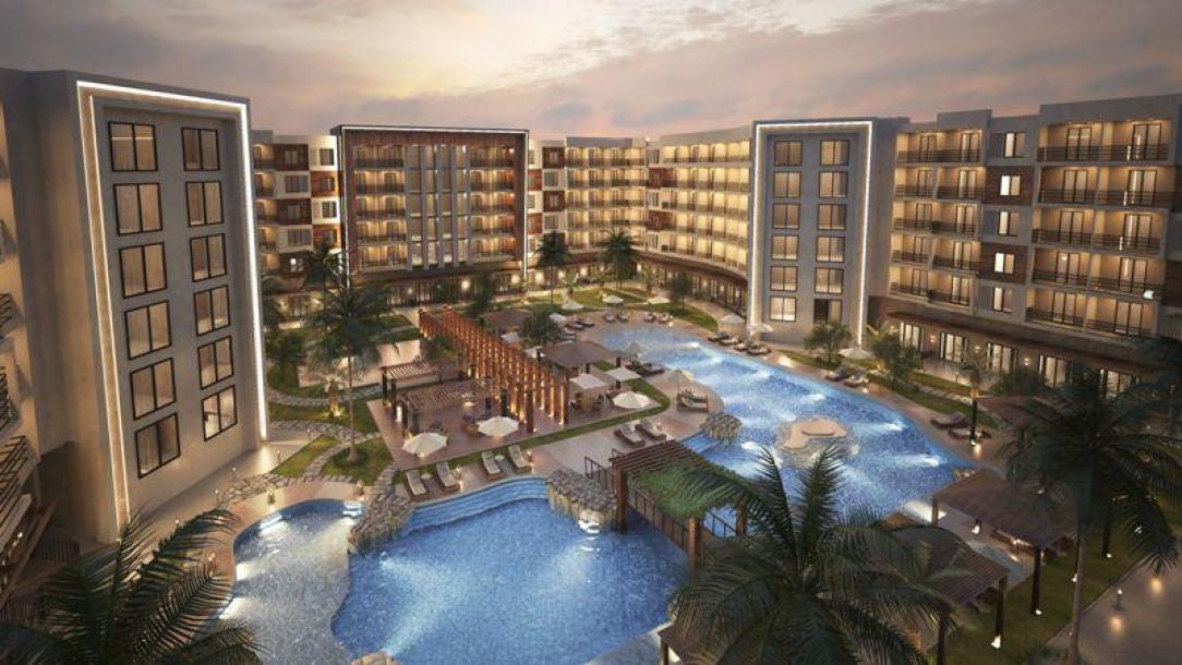 Neues Angebot: Nagelneues Studio mit Poolblick im Tiba Golden Resort mit eigenem Strand-8