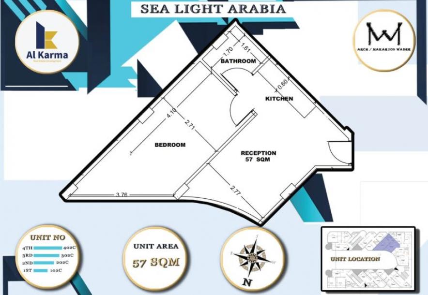 Studios und Wohnungen im Sea Light Arabia Komplex. 1 Jahr Zahlungsplan. Sofortige Lieferung mit 60 % Anzahlung-20