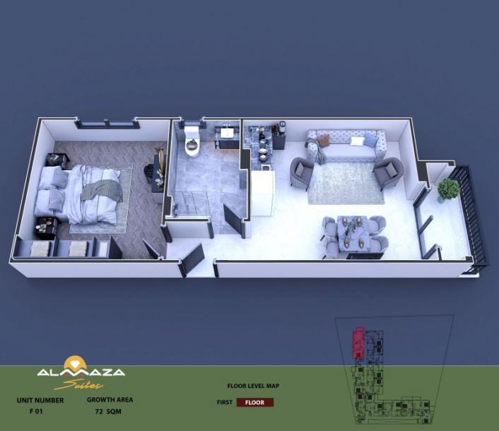 Ganz neu! Almaza Suites - neuer Wohnkomplex. Nur 36 Studios sowie 1- und 2-Zimmer-Wohnungen verfügbar! Liefertermin: Dezember 2025!-2