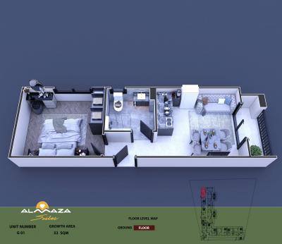 Ganz neu! Almaza Suites - neuer Wohnkomplex. Nur 36 Studios sowie 1- und 2-Zimmer-Wohnungen verfügbar! Liefertermin: Dezember 2025!