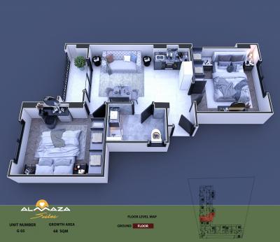 Ganz neu! Almaza Suites - neuer Wohnkomplex. Nur 36 Studios sowie 1- und 2-Zimmer-Wohnungen verfügbar! Liefertermin: Dezember 2025!