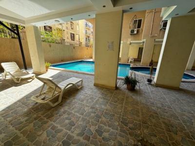 1-Zimmer-Wohnung mit Swimmingpool in trendy El Kawser