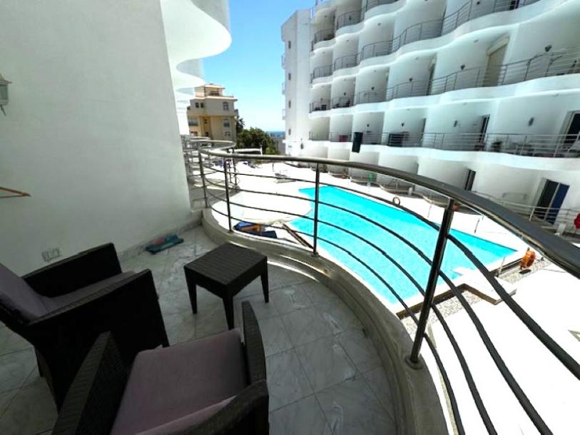 Studio mit großem Balkon und Meerblick in der Wohnanlage Diamond-9