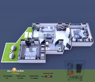 Ganz neu! Almaza Suites - neuer Wohnkomplex. Nur 36 Studios sowie 1- und 2-Zimmer-Wohnungen verfügbar! Liefertermin: Dezember 2025!