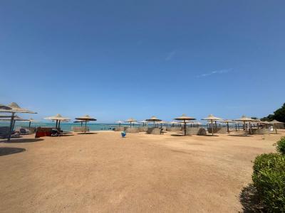 Studio mit Meerblick in einer Wohnanlage mit privatem Strand